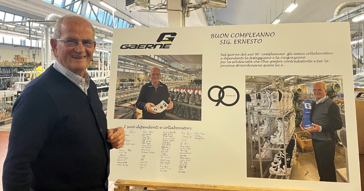 Gaerne festeggia i 90 anni del patron Ernesto e i 60 anni d’attività 